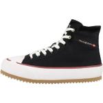 Reduzierte Schwarze Casual Diesel High Top Sneaker & Sneaker Boots aus Leder für Herren Größe 42,5 mit Absatzhöhe 3cm bis 5cm 