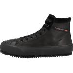 Schwarze Casual Diesel High Top Sneaker & Sneaker Boots aus Veloursleder für Herren Größe 45 mit Absatzhöhe 3cm bis 5cm 