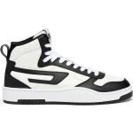 Weiße Diesel High Top Sneaker & Sneaker Boots aus Leder für Herren Größe 39 