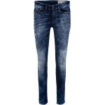 Blaue Super Skinny Diesel Skinny Jeans aus Denim für Damen Weite 26 