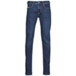 Blaue Diesel Sleenker Slim Fit Jeans aus Denim für Herren Weite 31 