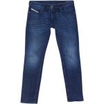 Reduzierte Blaue Diesel Slim Fit Jeans mit Reißverschluss aus Baumwolle für Herren Größe M Weite 28, Länge 32 