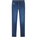 Reduzierte Blaue Diesel Slim Fit Jeans aus Lyocell maschinenwaschbar für Herren Weite 34, Länge 32 