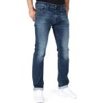 Blaue Casual Diesel Thavar Slim Fit Jeans mit Reißverschluss aus Baumwolle für Herren Größe XXL 