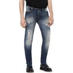 Blaue Diesel Tepphar Ripped Jeans & Zerrissene Jeans aus Baumwolle für Herren Weite 28 