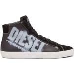 Schwarze Diesel High Top Sneaker & Sneaker Boots mit Schnürsenkel aus Veloursleder für Herren Größe 40,5 