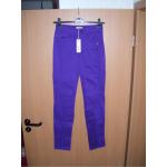 Violette Diesel Stretchhosen aus Baumwollmischung für Damen Weite 27, Länge 34 