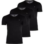 Schwarze Unifarbene Diesel Rundhals-Ausschnitt T-Shirts aus Baumwolle für Herren Größe XXL 3-teilig 