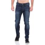 Dunkelblaue Unifarbene Atmungsaktive Diesel Tepphar Slim Fit Jeans mit Reißverschluss aus Baumwolle für Herren Größe XXL 