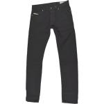 Schwarze Diesel Tepphar Slim Fit Jeans aus Denim für Herren 