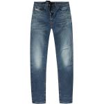 Blaue Loose Fit Diesel Slim Fit Jeans mit Reißverschluss aus Denim für Herren Weite 32 