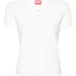 Weiße Diesel T-Shirts für Damen Größe L 