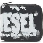 Diesel Unisex Erwachsene Rave BI-FOLD Coin Zip XS Wallet Reisezubehör-Brieftasche, schwarz