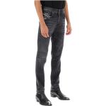 Reduzierte Graue Vintage Diesel Slim Fit Jeans aus Denim für Herren 