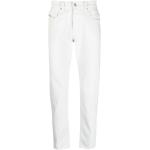 Reduzierte Weiße Diesel Slim Fit Jeans mit Reißverschluss aus Baumwolle für Herren 