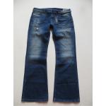 Blaue Diesel Zathan Bootcut Jeans aus Baumwollmischung für Herren Größe L 