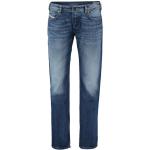 Blaue Bestickte Diesel Zatiny Jeans mit Stickerei aus Baumwolle für Herren 