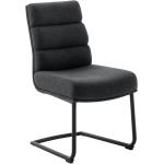 Schwarze Dieter Knoll Freischwinger Stühle aus Polyrattan Breite 0-50cm, Höhe 0-50cm, Tiefe 0-50cm 