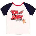 Weiße Kurzärmelige Tom und Jerry Kinder T-Shirts maschinenwaschbar für Jungen 