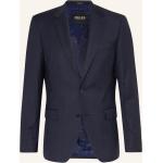 Blaue Digel Businesskleidung mit Schulterpolstern aus Wolle für Herren Übergröße 