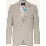 Beige Digel Tweed-Sakkos aus Polyester für Herren Größe M 