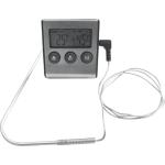 Silberne Tepro Grillthermometer 