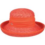 Orange SEEBERGER Dilara Glockenhüte aus Stroh für Damen Einheitsgröße für den für den Sommer 