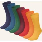 Dillysocks 7er-Pack Socken Ribbed Rainbow Collection