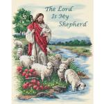 Dimensions Lord is My Shepherd, Cotton, Polyester, Multi-Colored, Needlecrafts