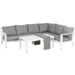 Graue Moderne Primaster Dining Lounge Sets aus Aluminium Breite 50-100cm, Höhe 50-100cm, Tiefe 50-100cm 