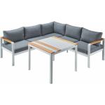 Anthrazitfarbene Moderne Primaster Dining Lounge Sets pulverbeschichtet aus Aluminium Breite 50-100cm, Höhe 50-100cm, Tiefe 50-100cm 3-teilig 3 Personen 