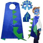 Blaue Dinosaurier-Kostüme aus Filz für Kinder 