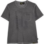 Reduzierte Graue Diadora Shirts mit Tasche aus Jersey für Herren Größe L 