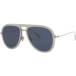Dior DiorUltime1 Sonnenbrille 57mm - Gold Randlos - Unisex - Blaue Gläser - Mit Etui