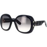 Schwarze Dior Runde Runde Sonnenbrillen für Damen 
