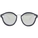Reduzierte Mitternachtsblaue Dior Runde Runde Sonnenbrillen aus Kunststoff für Damen 