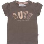 Reduzierte Braune Dirkje Rundhals-Ausschnitt Printed Shirts für Kinder & Druck-Shirts für Kinder aus Baumwolle für Babys Größe 80 
