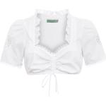 Weiße Country Line Festliche Blusen aus Spitze für Damen Größe XS zum Oktoberfest für den für den Frühling 