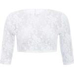 Weiße Country Line Festliche Blusen mit Knopf aus Spitze für Damen Größe XS für den für den Frühling 