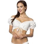Reduzierte Weiße Sexy Dirndline Schulterfreie Dirndlblusen für Damen Größe XS zum Oktoberfest 