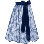 Blaue MarJo Dirndlschürzen aus Polyester für Damen Größe L 