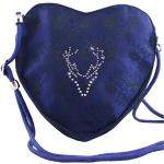 Royalblaue Motiv Edelnice Trachtentaschen & Dirndltaschen für Damen 