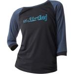 Dirtlej Mountee Damen T-Shirt - steelblue/turq XL