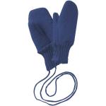 Reduzierte Blaue Disana Nachhaltige Kinderhandschuhe aus Wolle Größe 68 