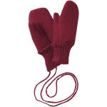Reduzierte Rote Disana Nachhaltige Kinderhandschuhe aus Wolle Größe 68 für den für den Winter 