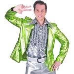 Neongrüne Funny Fashion Faschingskostüme & Karnevalskostüme mit Pailletten für Herren Größe M 