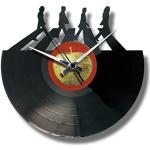 Schwarze Disc’o’clock The Beatles Schallplattenuhren 