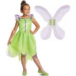Grüne Peter Pan Tinkerbell Elfenkostüme & Feenkostüme aus Mesh für Kinder 