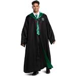 Schwarze Harry Potter Slytherin Gespenster-Kostüme aus Leder für Herren Größe XL 
