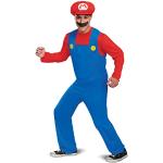 Reduzierte Rote Super Mario Mario Faschingskostüme & Karnevalskostüme aus Taft für Herren Größe M 